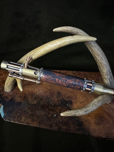 Handmade Bolt Action STEAMPUNK Pen Antique Brass And Copper W/M3 Copper & Bronze