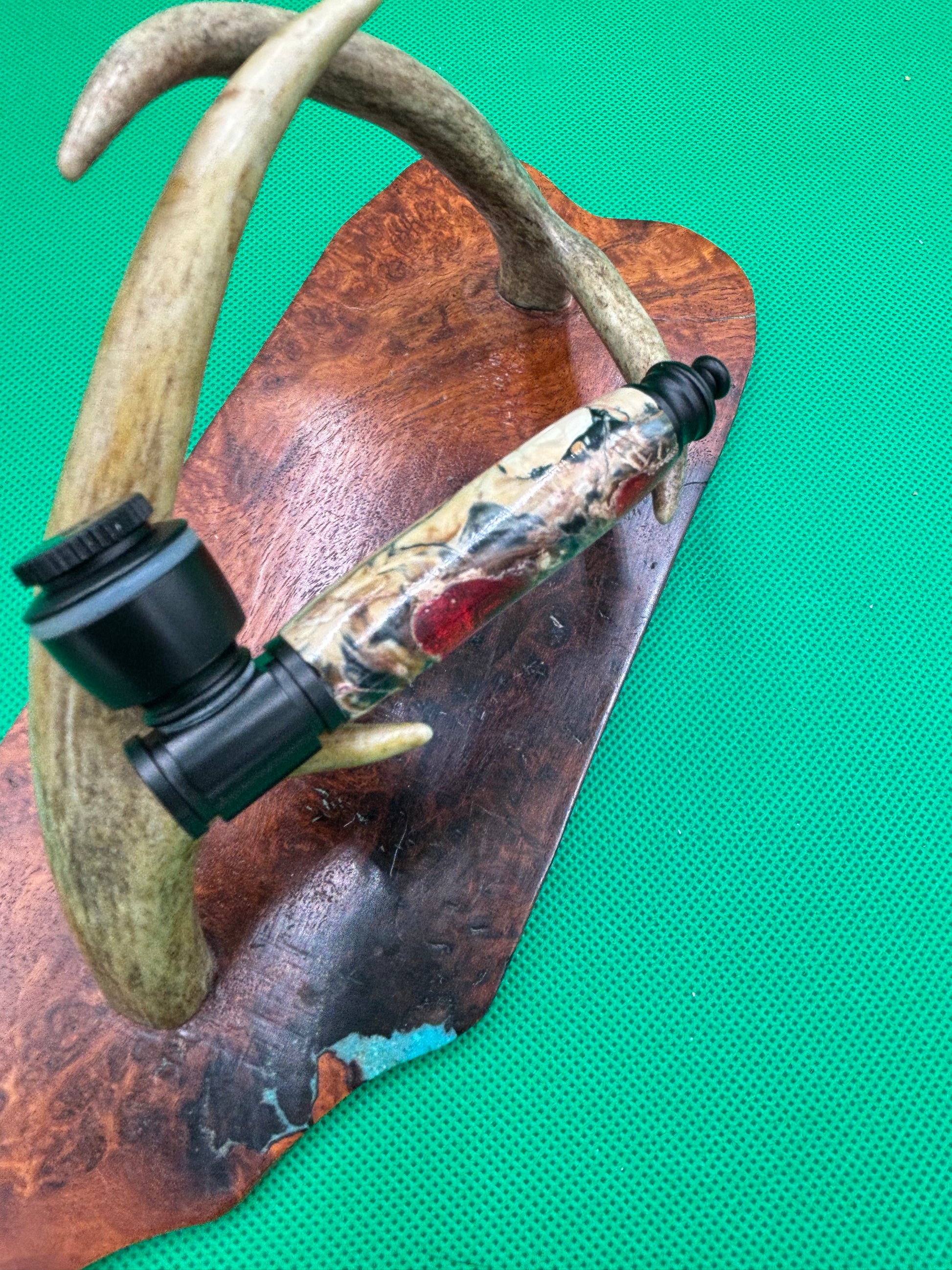 Mammoth Tooth Smoking Pipe Black Anodized Aluminum