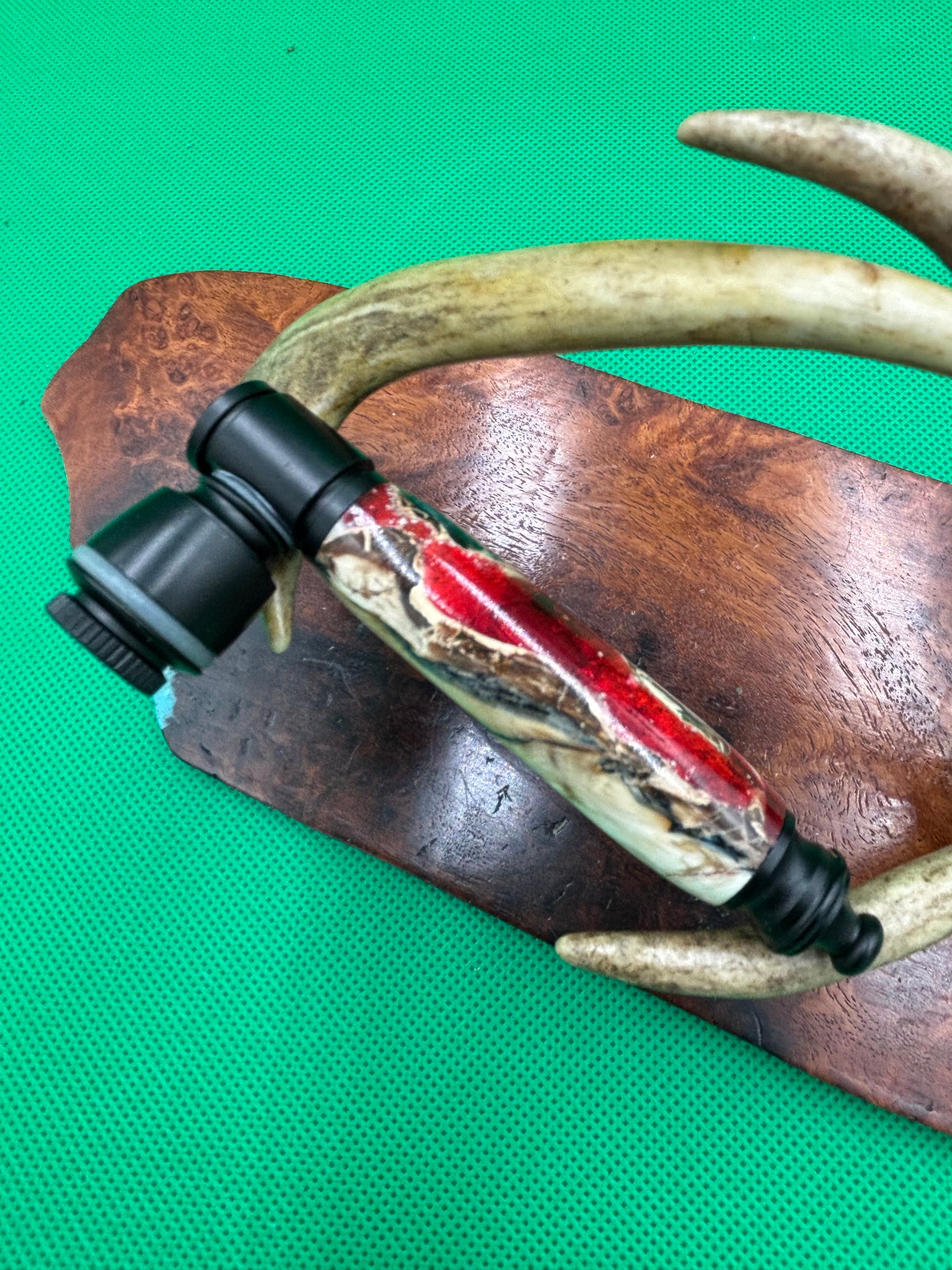 Mammoth Tooth Smoking Pipe Black Anodized Aluminum