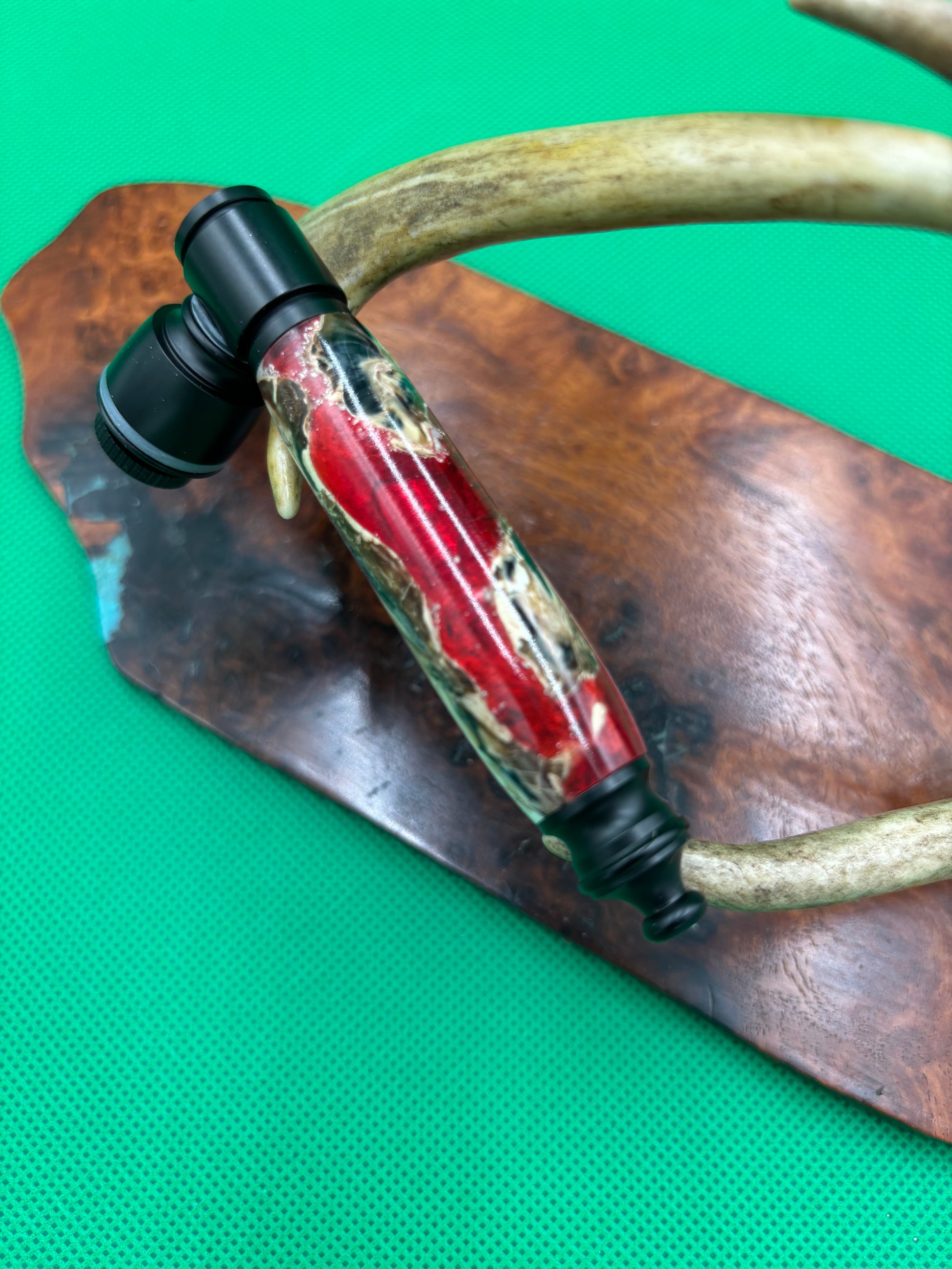 Mammoth Tooth Smoking Pipe Black Anodized Aluminum